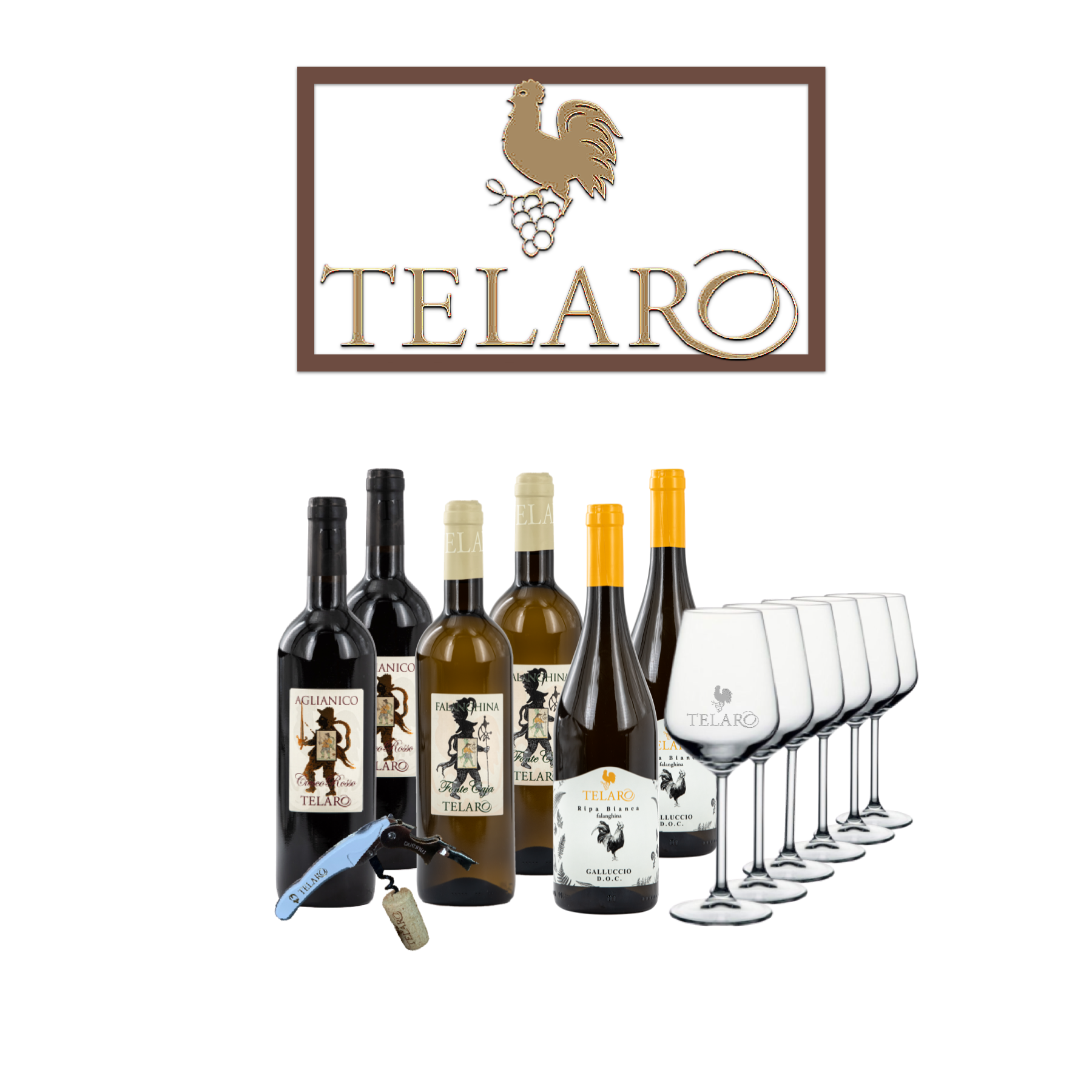 Wine Pocket - Cantine Telaro - Offerta Set Vino e Gadget